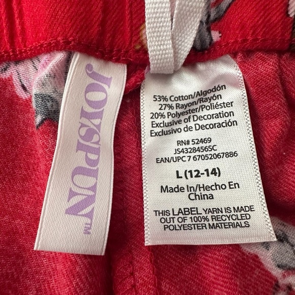 JOYSPUN HOLIDAY CHRISTMAS PAJAMA SET PHOTOSHOOT SOFT‎ COZY WARM DOGS CATS LARGE - Picture 7 of 8